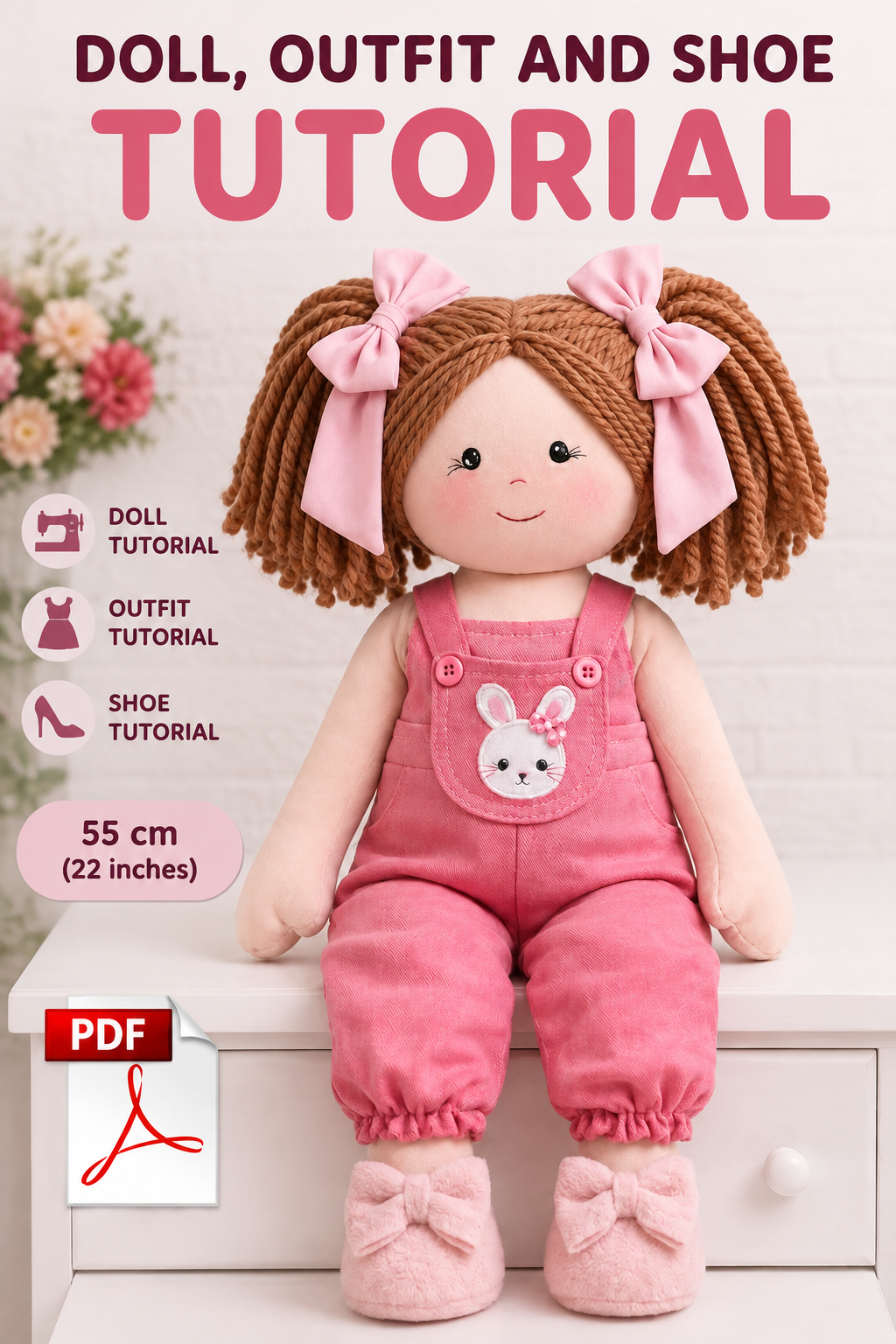 Eva Cloth Doll PDF Pattern & Step-by-Step Tutorial