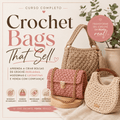 15 Exclusive Crochet Bag Patterns – Complete Video Course with Lifetime Access